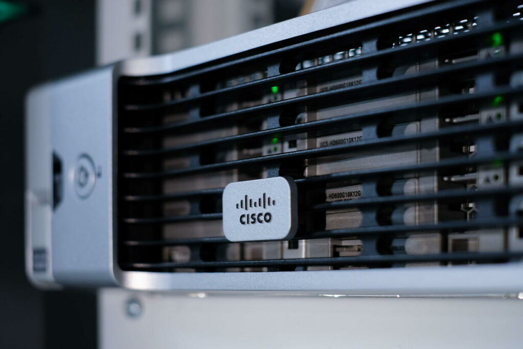 cisco logo on switch